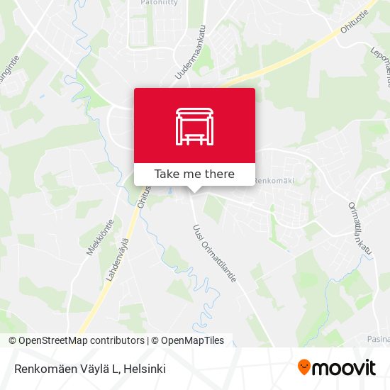 Renkomäen Väylä L map