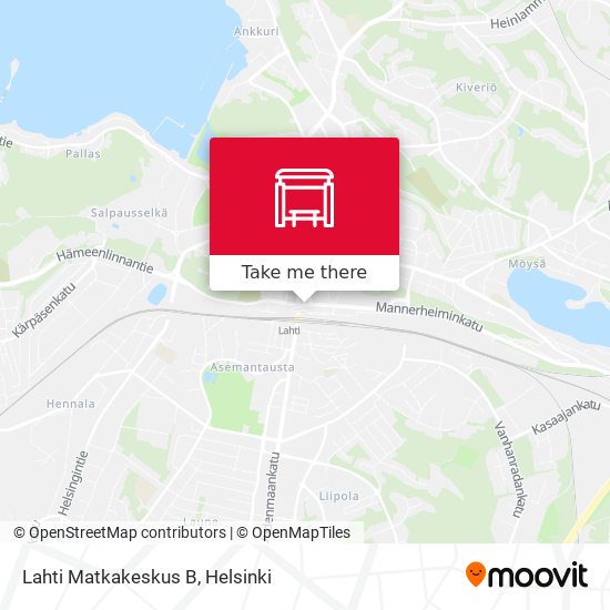 Lahti Matkakeskus B map