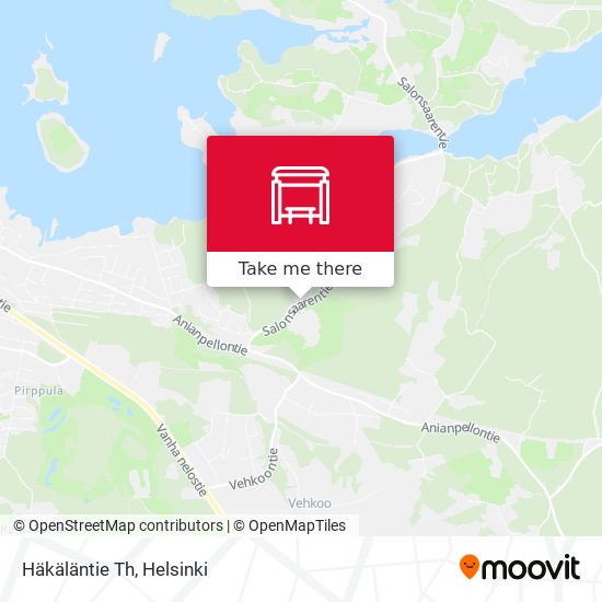 Häkäläntie Th map