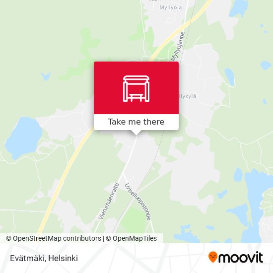 Evätmäki map