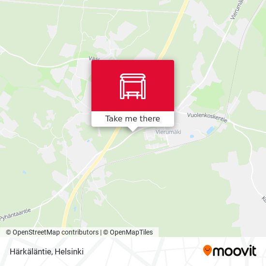 Härkäläntie map