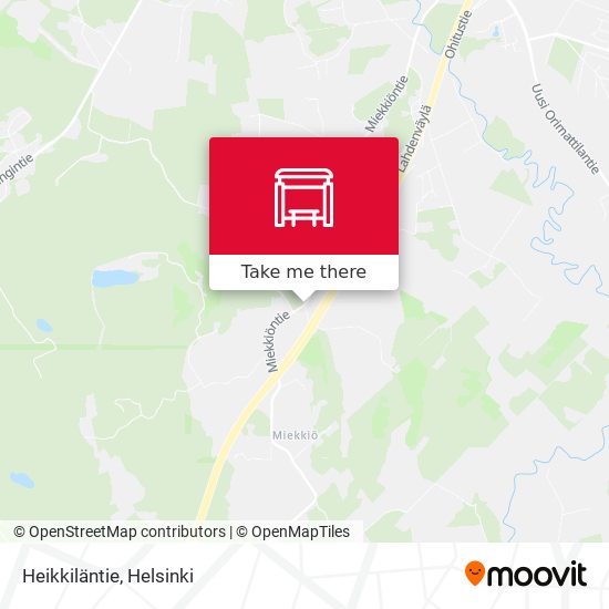 Heikkiläntie map