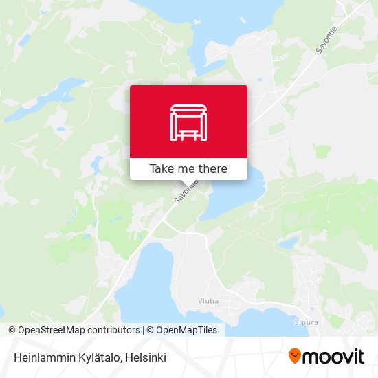 Heinlammin Kylätalo map