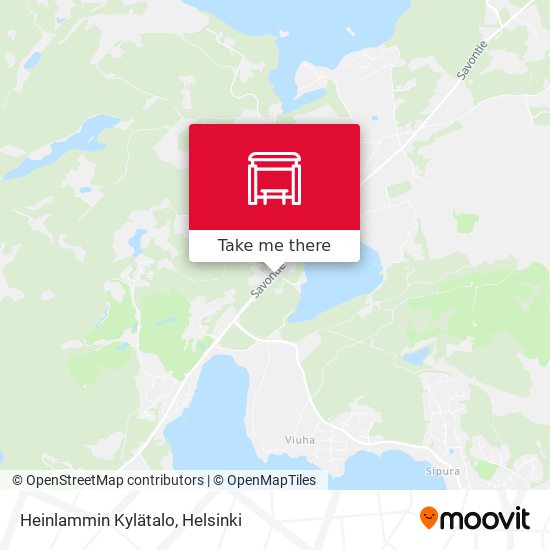 Heinlammin Kylätalo map