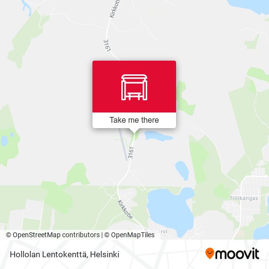 Hollolan Lentokenttä map