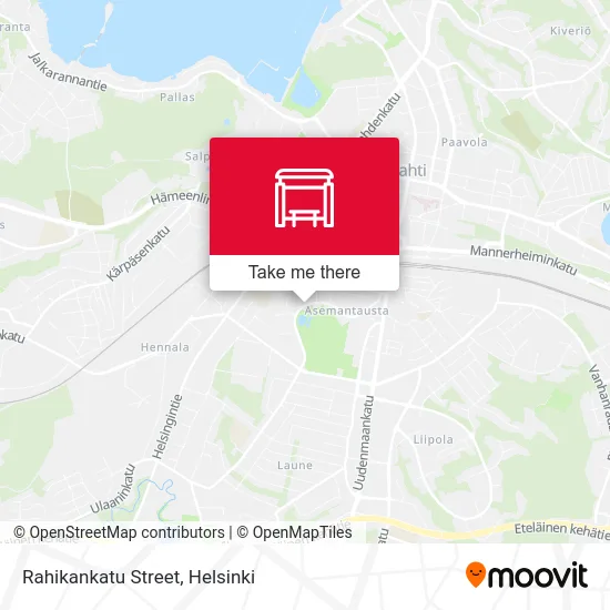 Rahikankatu Street map