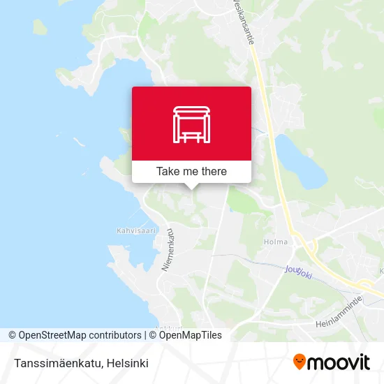 Tanssimäenkatu map