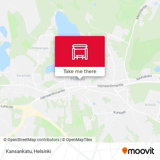 Kansankatu map