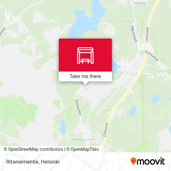 Ritaniemi Road map