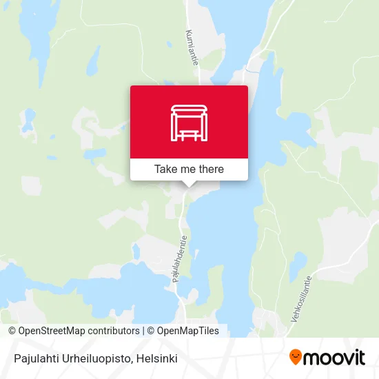 Pajulahti Urheiluopisto map