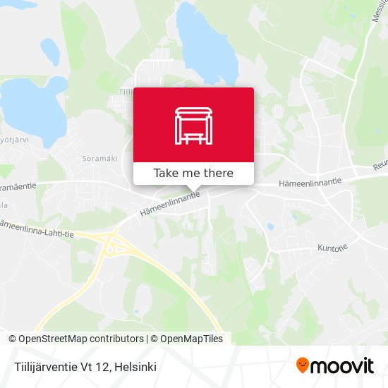 Tiilijärventie Vt 12 map