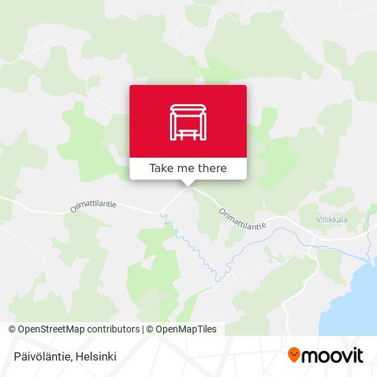 Päivöläntie map