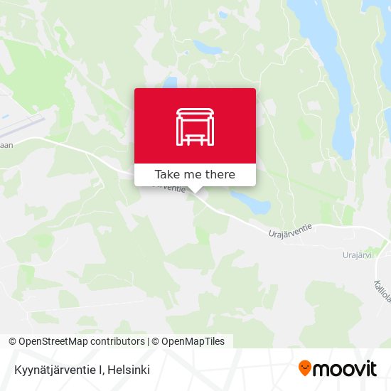 Kyynätjärventie I map