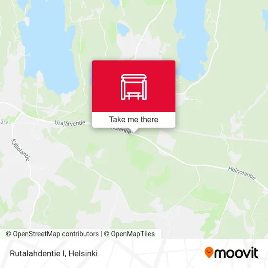 Rutalahti Road I map