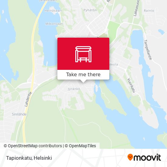 Tapionkatu map