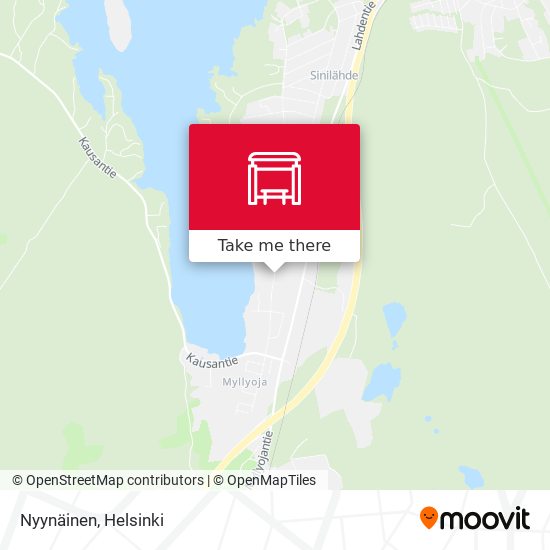 Nyynäinen map