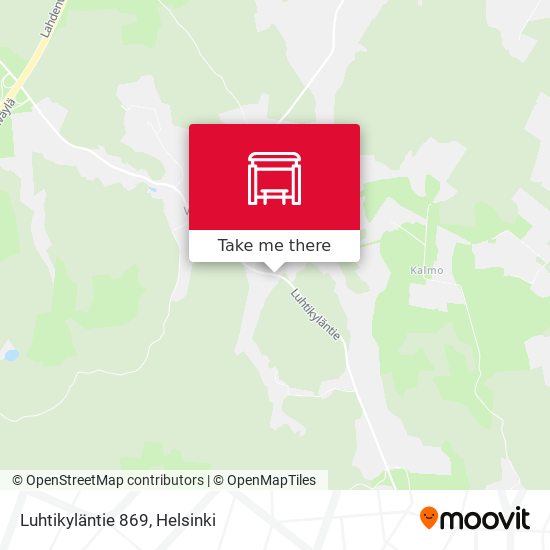 Luhtikyläntie 869 map