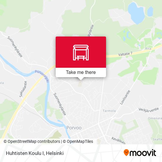 Huhtisten Koulu I map