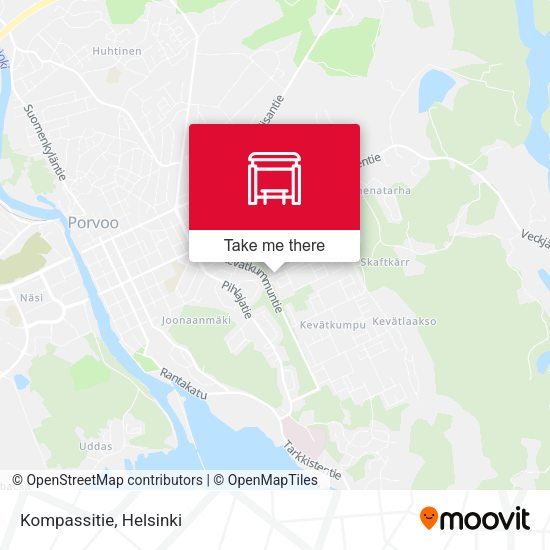 Kompassitie map