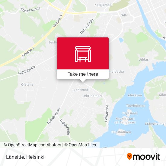 Länsitie map