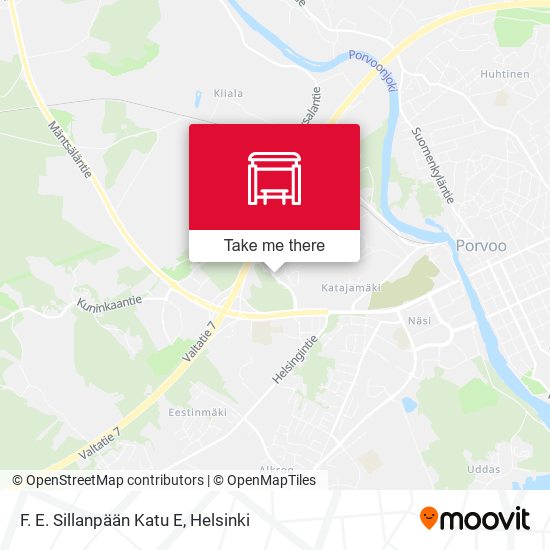 F. E. Sillanpään Katu E map