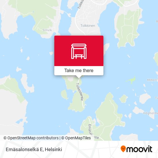 Emäsalonselkä E map