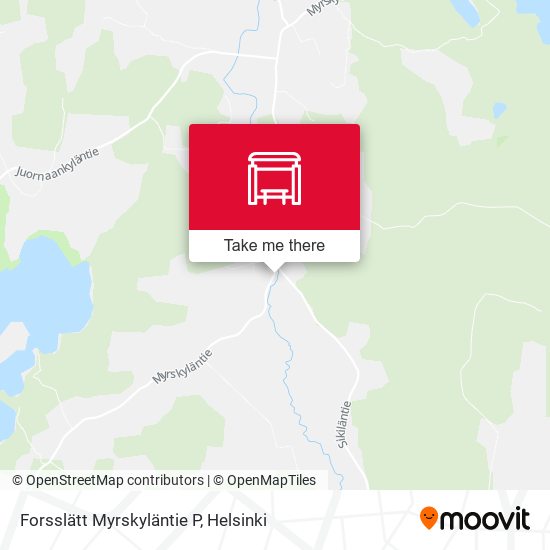 Forsslätt Myrskyläntie P map