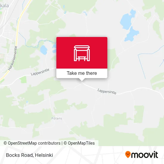 Bocks Road map