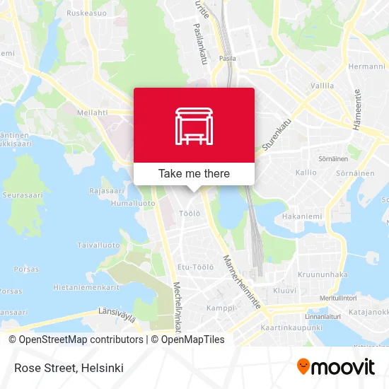 Rose Street map