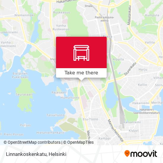 Linnankoskenkatu map