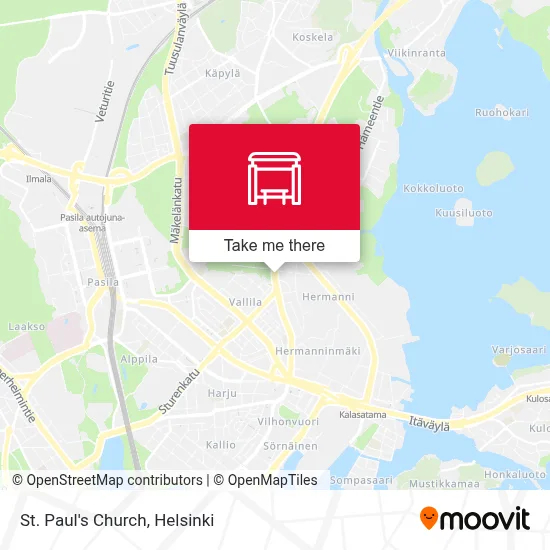 St. Paul's Church map