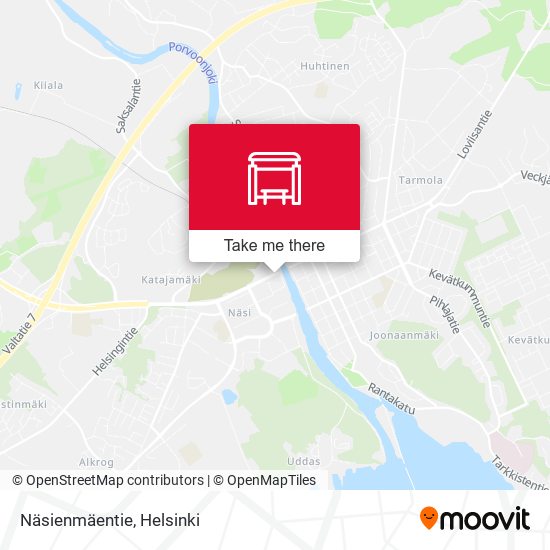 Näsienmäentie map