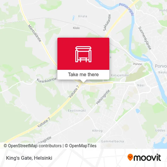 King's Gate map