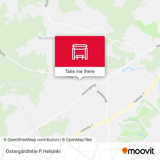 Östergårdintie P map