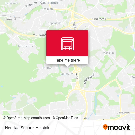 Henttaa Square map