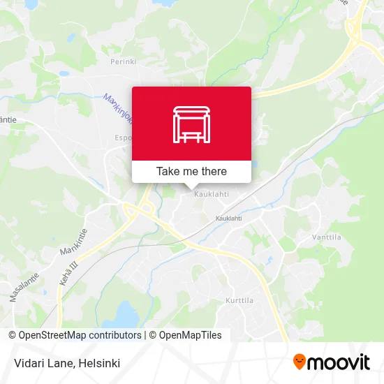 Vidari Lane map