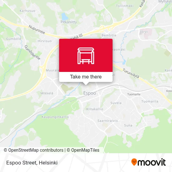 Espoo Street map