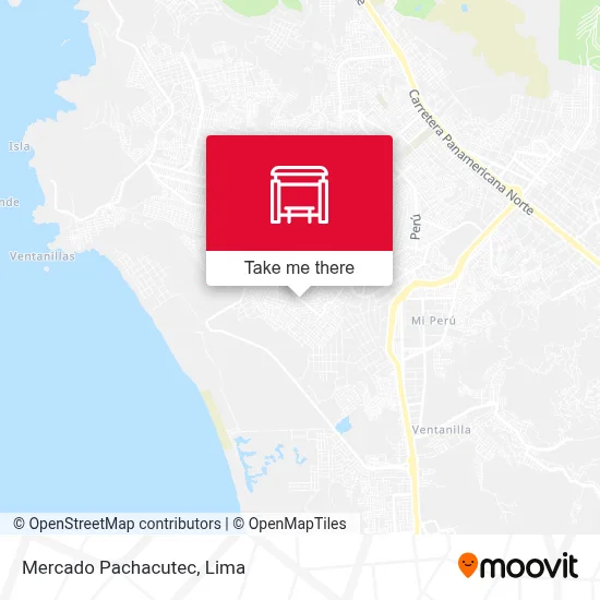 Mercado Pachacutec map