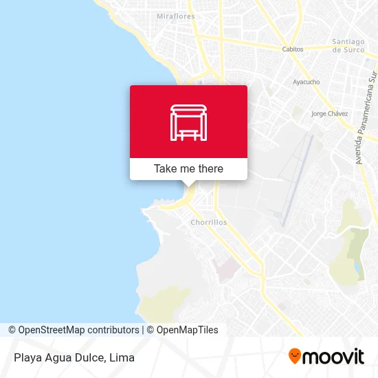 Playa Agua Dulce map