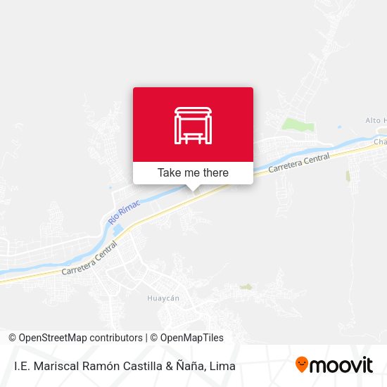Mapa de I.E. Mariscal Ramón Castilla & Ñaña
