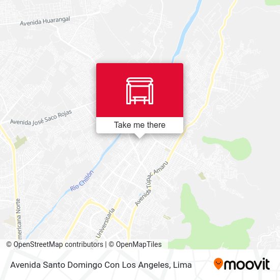 Avenida Santo Domingo Con Los Angeles map