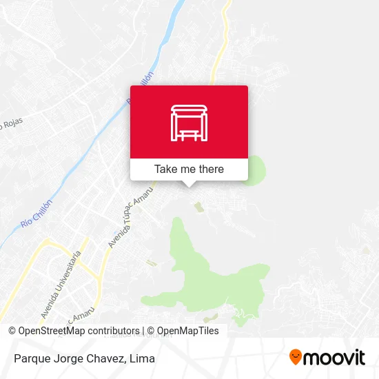 Mapa de Parque Jorge Chavez