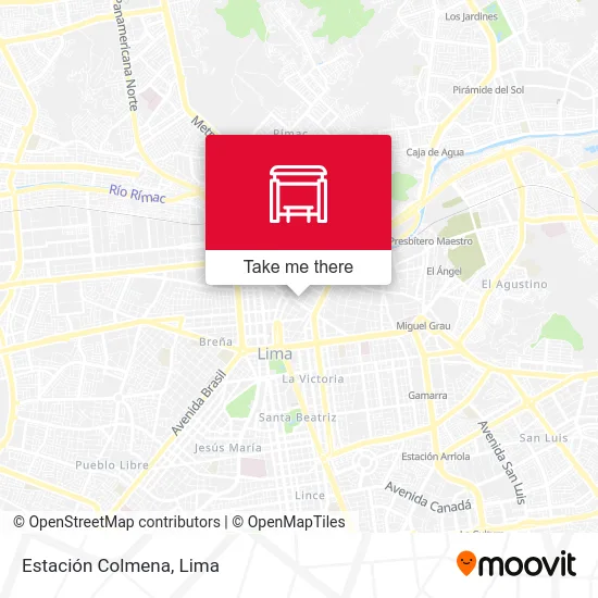 Mapa de Estación Colmena
