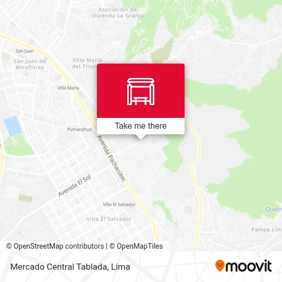 Mercado Central Tablada map