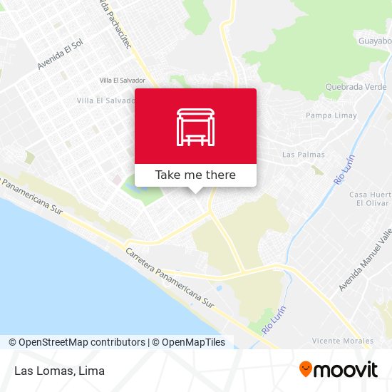 Las Lomas map