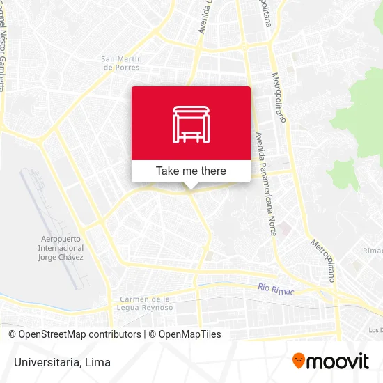 Universitaria map