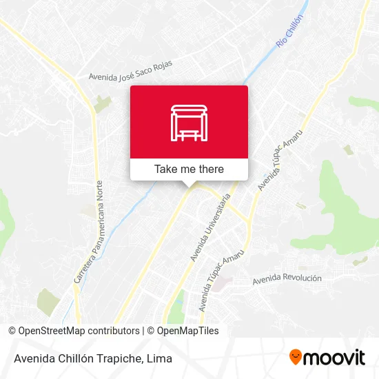 Avenida Chillón Trapiche map