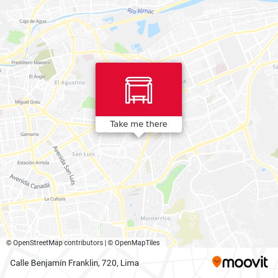 Calle Benjamín Franklin, 720 map