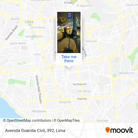 Avenida Guardia Civil, 392 map