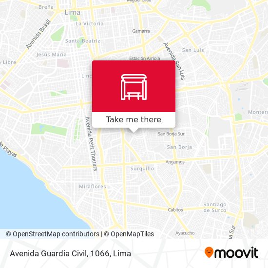 Avenida Guardia Civil, 1066 map